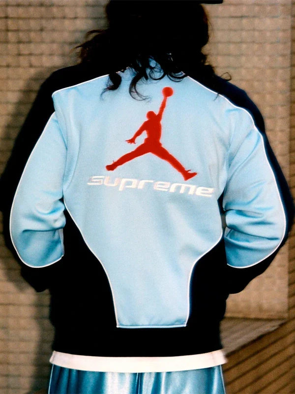 Jordan x Supreme Blue Track Jacket