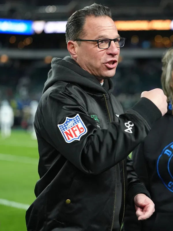 Josh Shapiro Eagles Black Jacket