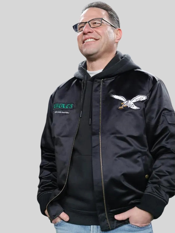Josh Shapiro Eagles Bomber Jacket