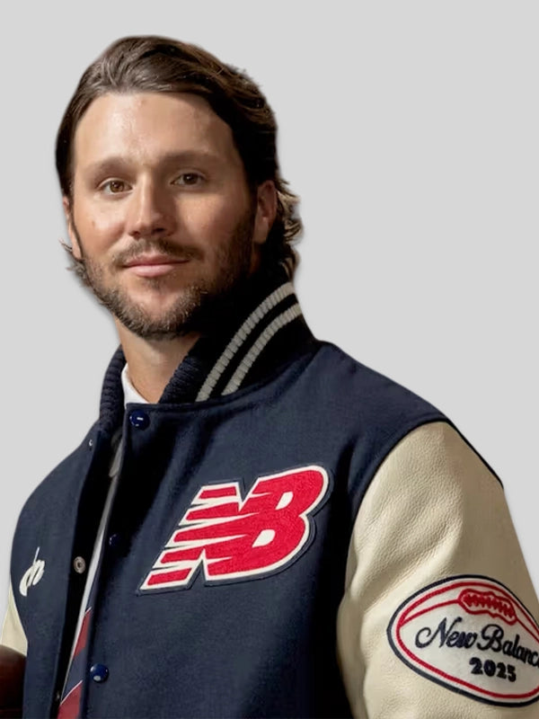 Josh Allen New Balance Blue Varsity Jacket 