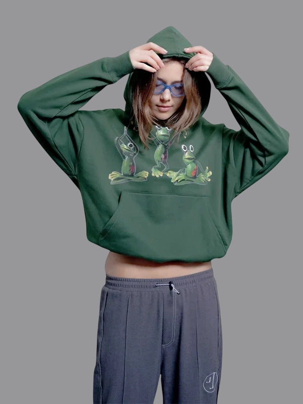 Jungles Jungles Euphoria Green Hoodie