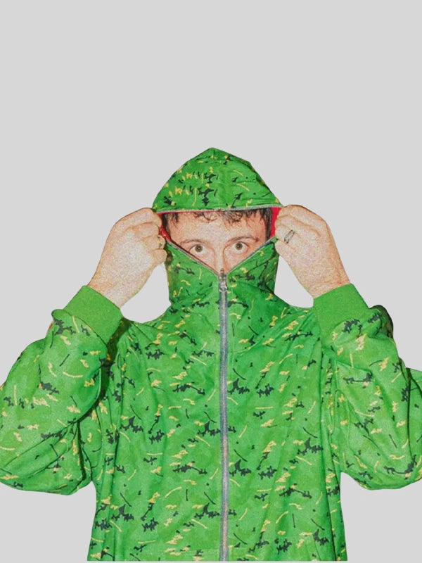 KITKAT Camo Hoodie Green and Red