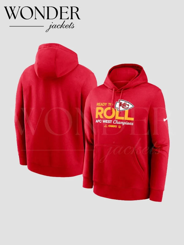 Kansas City Chiefs Nike 2024 AFC West Division Champions Hoodie Red