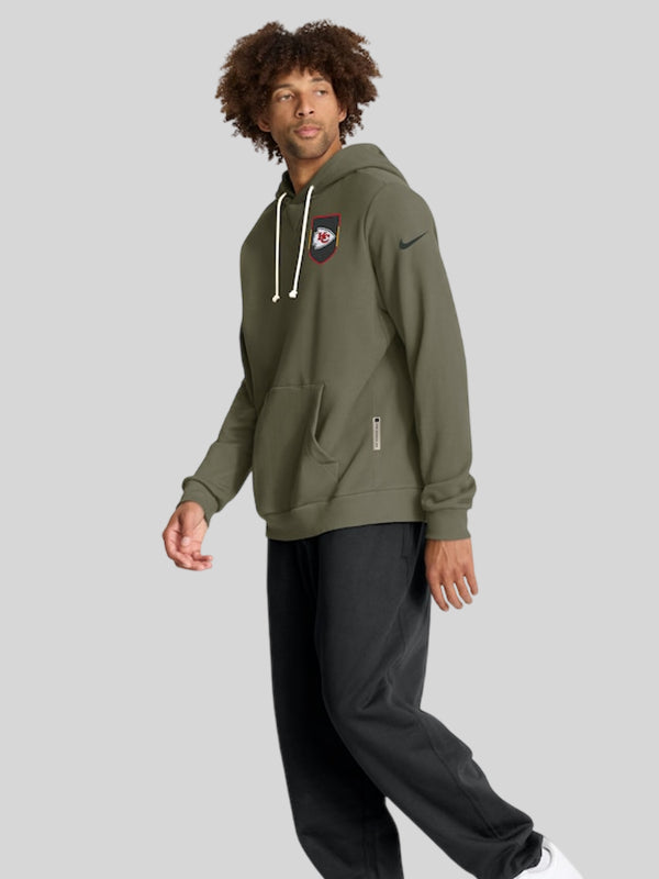 Kansas City Chiefs Nike Dri Fit Hoodie Salute to Service 2025
