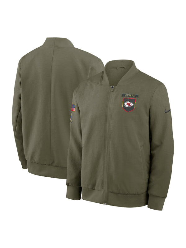 Kansas City Chiefs Salute to Service Bomber Jacket 2025