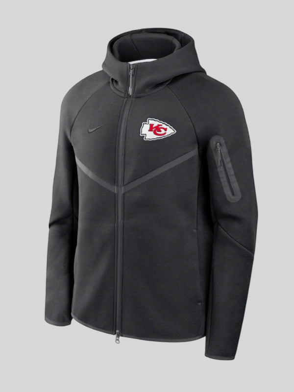 Kansas City Chiefs Nike Tech Grey Hoodie