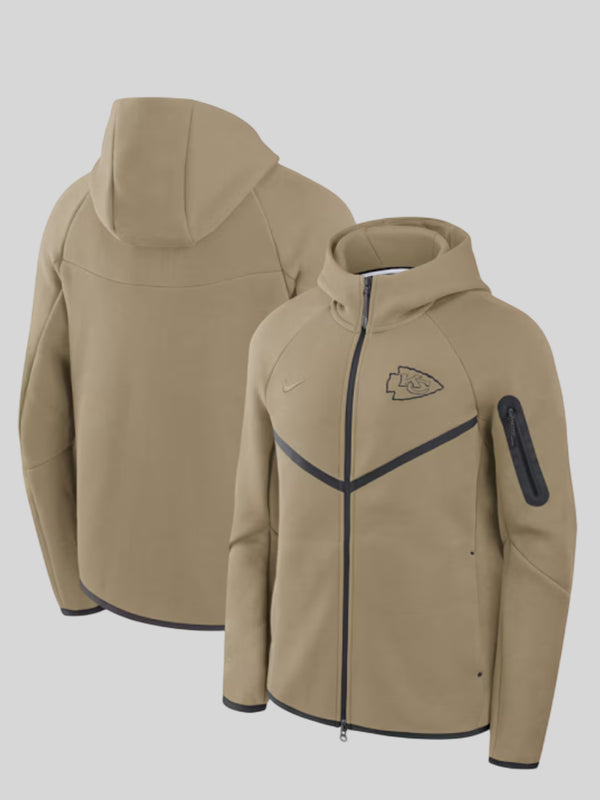 Kansas City Chiefs Nike Windrunner Green Hoodie Jacket