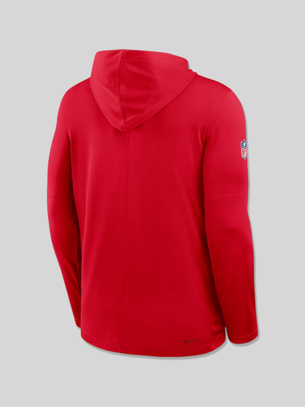 Kansas City Chiefs Sideline Performance Long Sleeve Hoodie