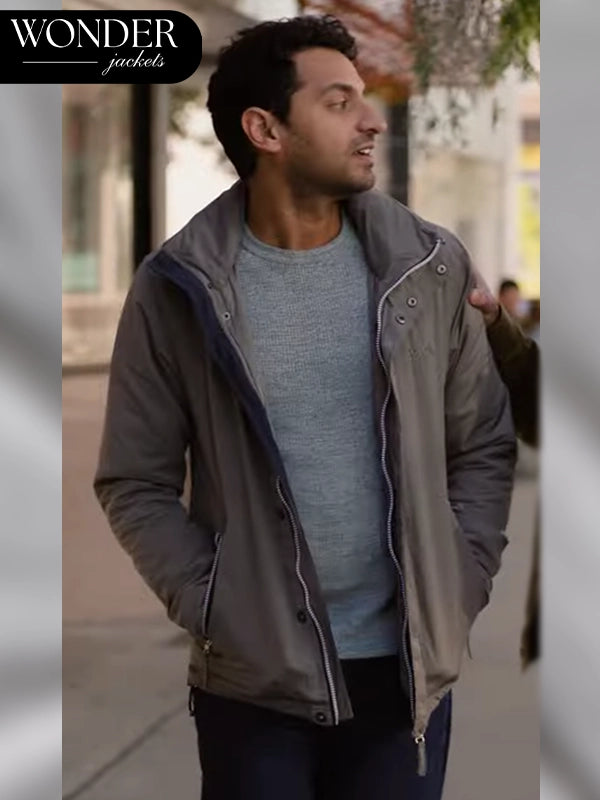 Karan Soni Grey Softshell Jacket from A Nice Indian Boy 