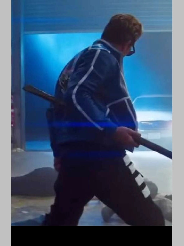Karl Urban Mortal Kombat II Blue Jacket