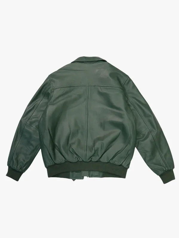 Kashani Emerald Green Bomber Jacket