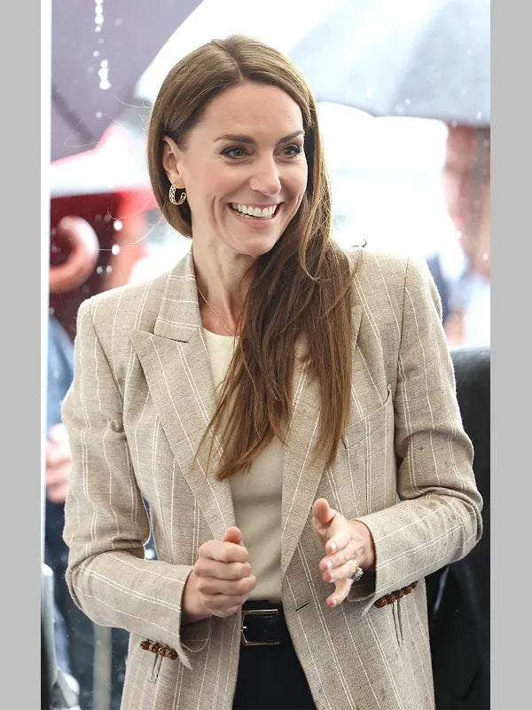Kate Middleton Blaze Milano Pinstriped