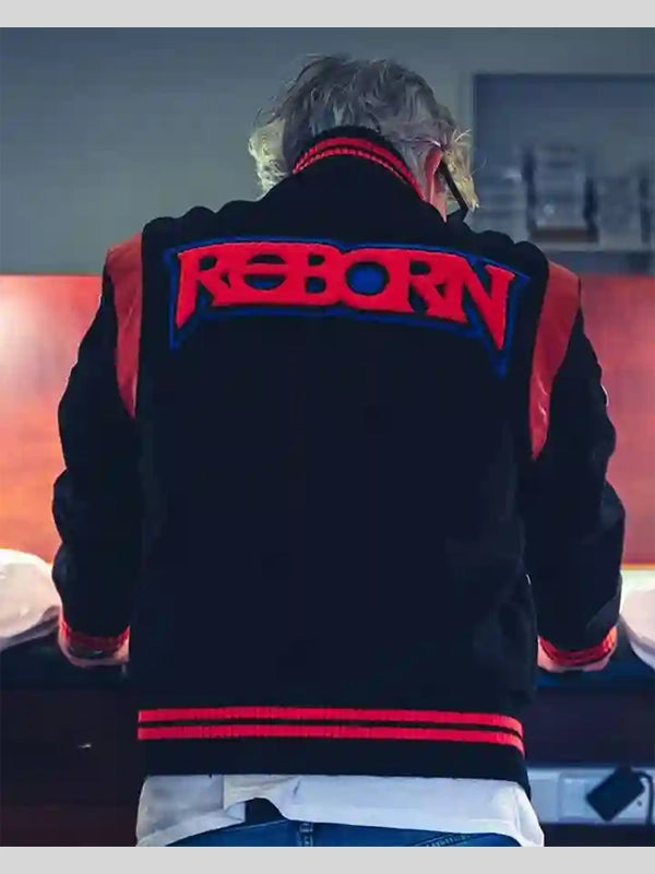 Kavinsky Reborn Varsity Bomber Black Jacket