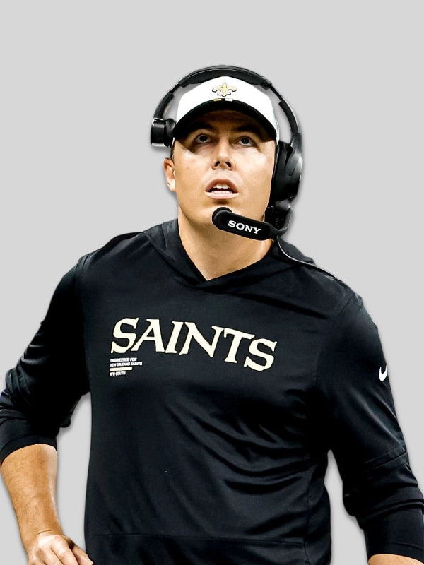 Kellen Moore Saint Nike Sideline Long Sleeve Hoodie T-Shirt Black
