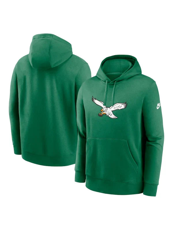 Kelly Green Philadelphia Eagles Rewind Club Hoodie