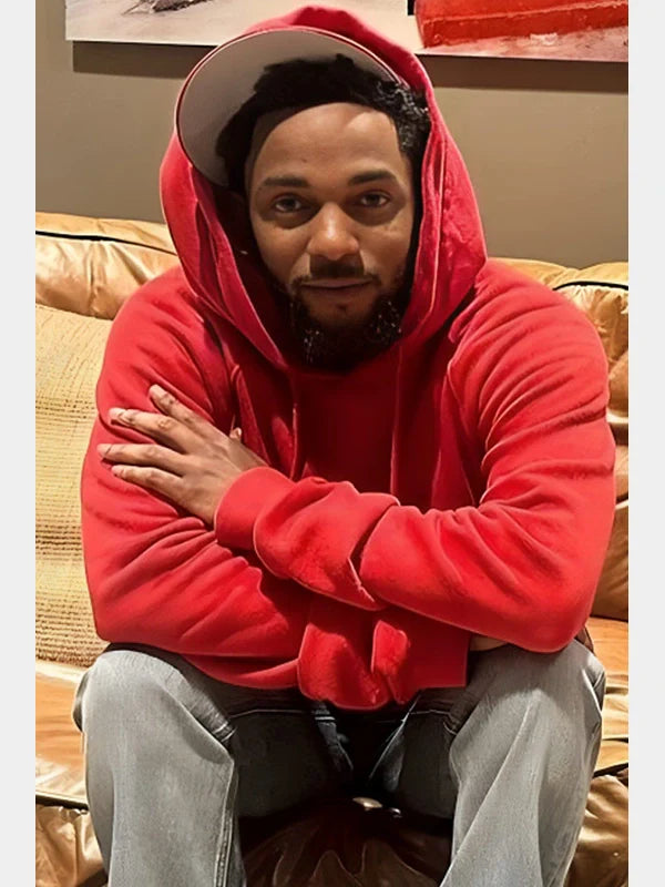 Kendrick Lamar Red Hoodie The Pop Out Concert