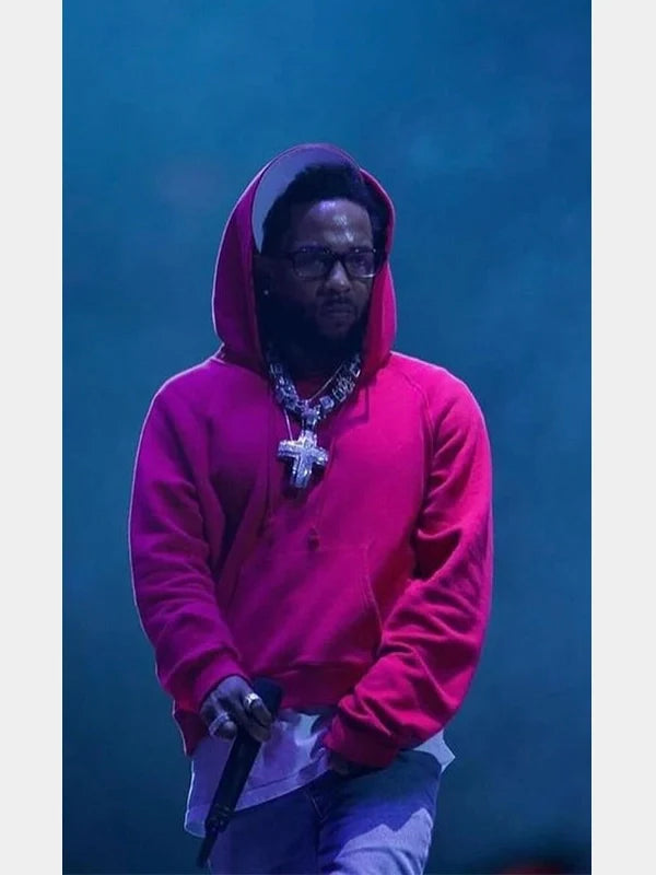 Kendrick Lamar Red Pullover Hoodie The Pop Out Concert