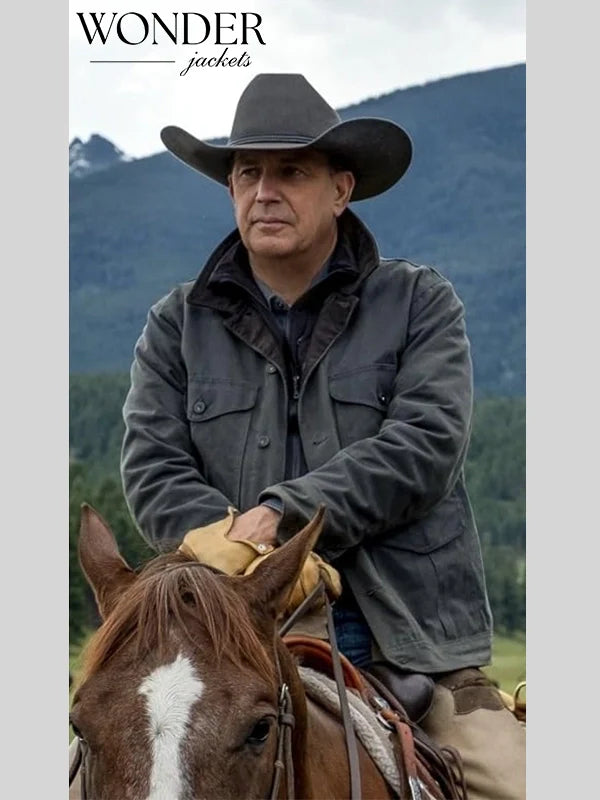 Kevin Costner Cotton Jacket Yellowstone