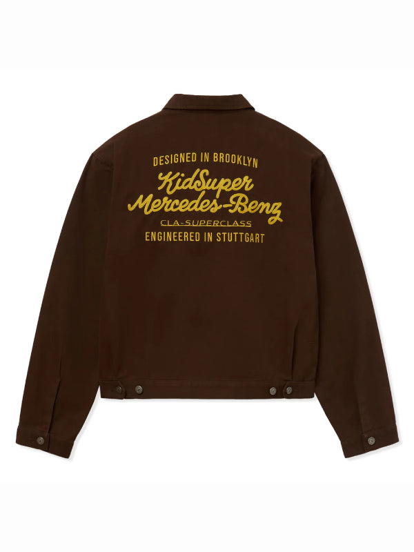 KidSuper X Mercedes Benz Brown Work Jacket