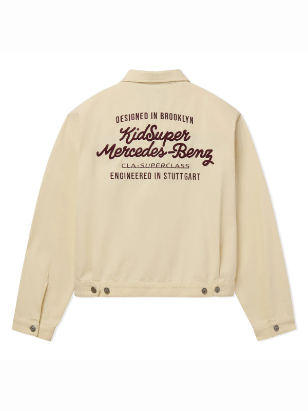 KidSuper X Mercedes Benz Cream Work Jacket