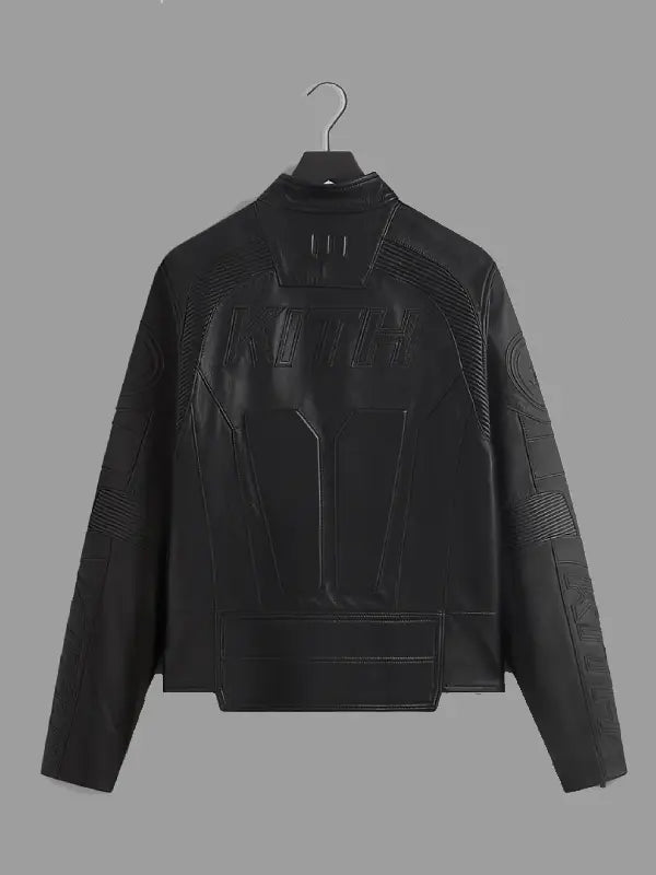 Kith Batman Leather Jacket Black