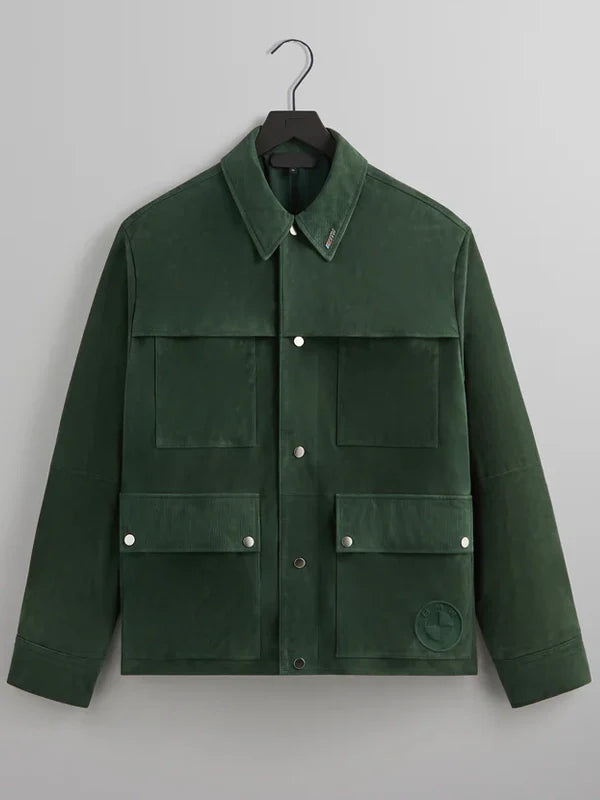 Kith for BMW Finn Suede Jacket Green