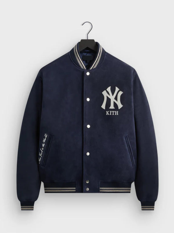 Kith for the New York Yankees Suede Porter Bomber Jacket