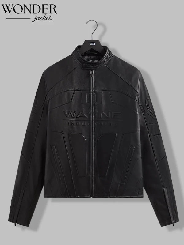 Kith x Batman Black Leather Jacket