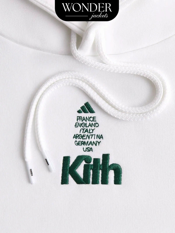 Kith for Adidas Football 3 Striped Hoodie