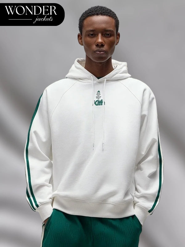 Kith for Adidas Football 3 Striped Hoodie