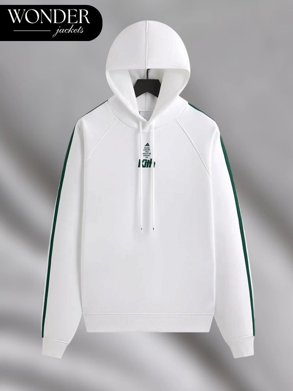 Kith for Adidas Football Hoodie White