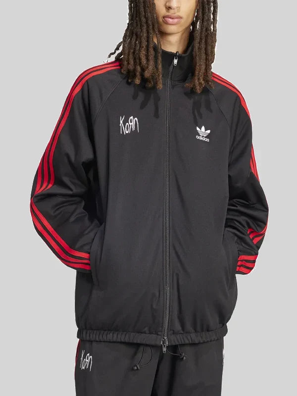 KoRn Adidas Reversible Track Jacket Black