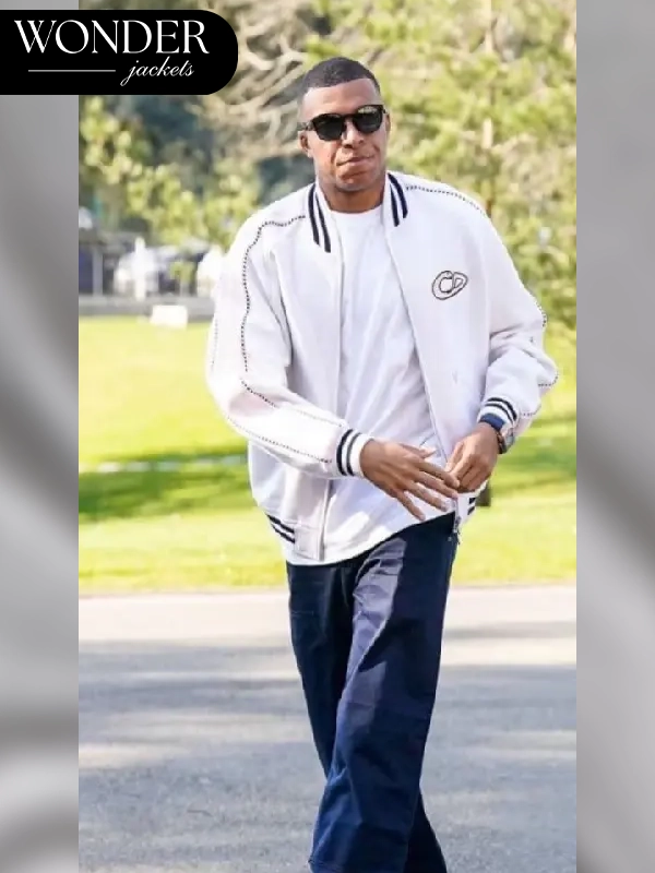 Kylian Mbappe Dior Varsity Jacket