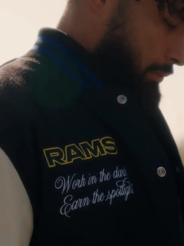 Kyren Williams LA Rams Rivalries Shoe Palace Varsity Jacket