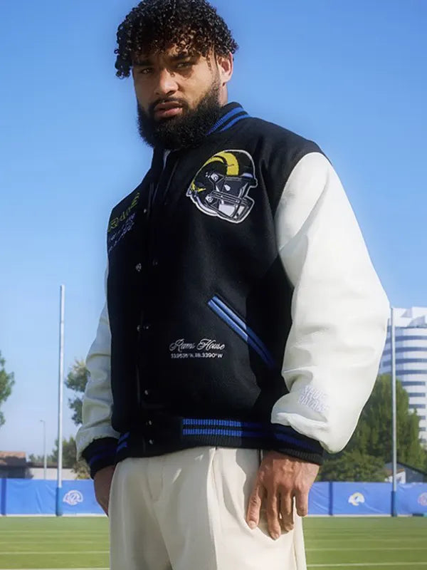 Kyren Williams Shoe Palace LA Rams Nike Varsity Jacket