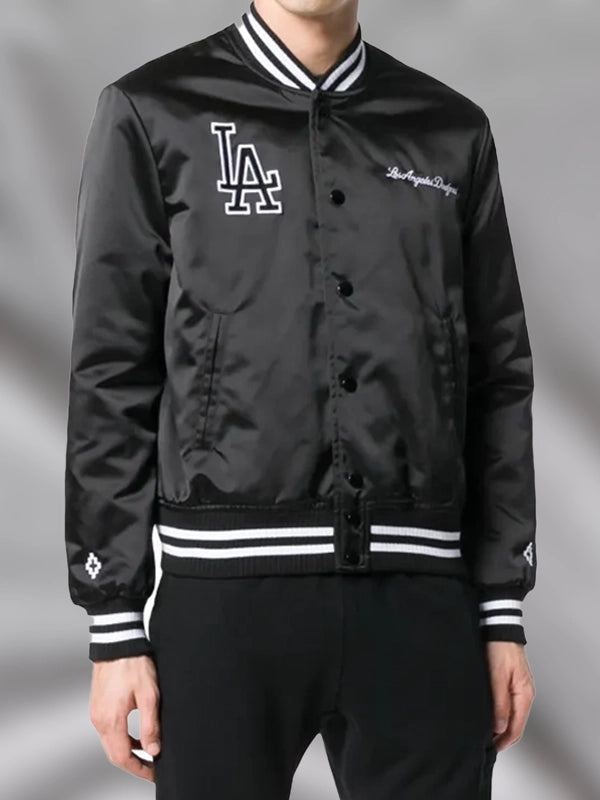 LA Dodgers Black Bomber Jacket