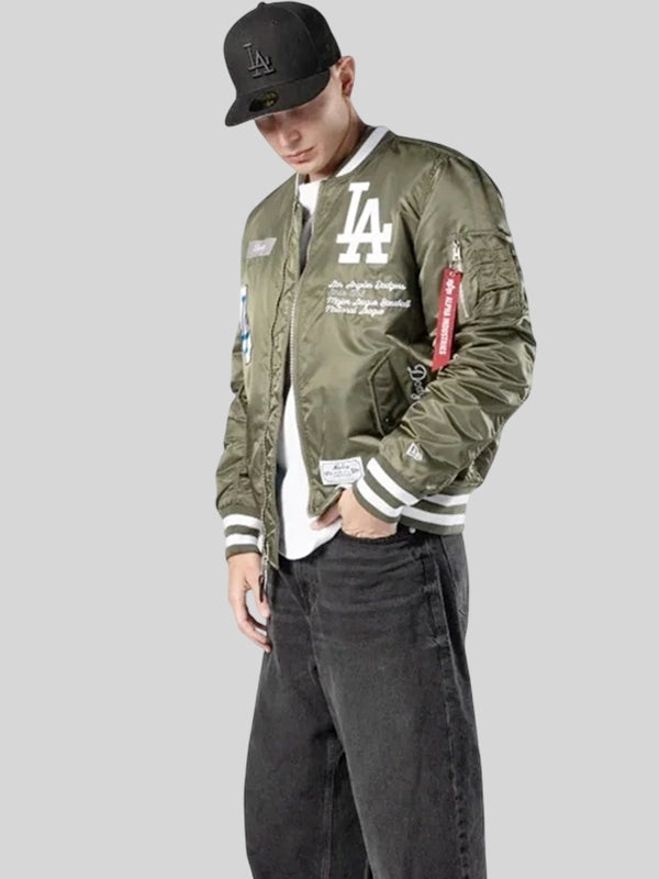 LA Dodgers MLB X Alpha Bomber Jacket