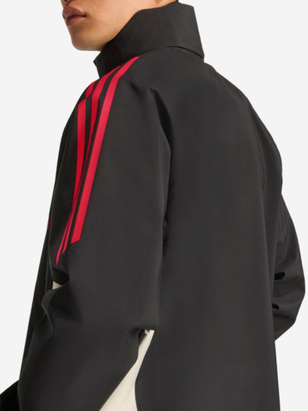 LFC Adidas 25-26 Domestic Rain Black Jacket