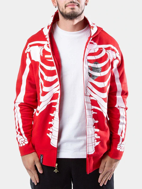 LRG Dead Serious Red Hoodie