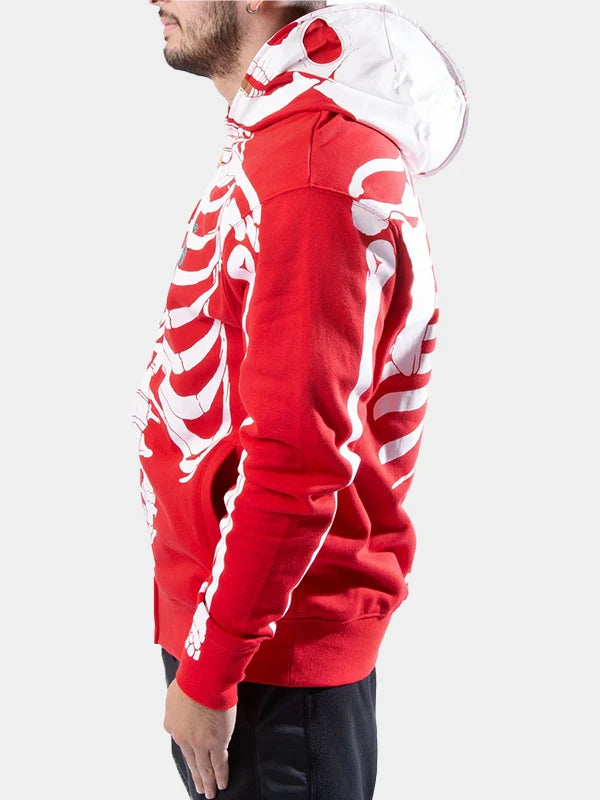 LRG Dead Serious Red Zip-Up Hoodie