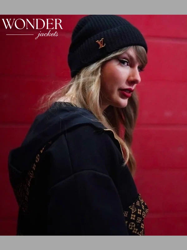 LV Monogram Taylor Swift Jacket Hoodie Black