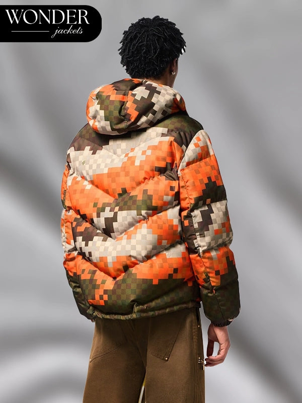 LV Printed Puffer Jacket