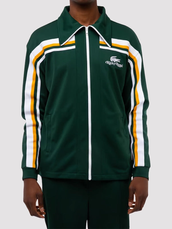 Lacoste x Ricky Regal Contrast Striped Jacket Green