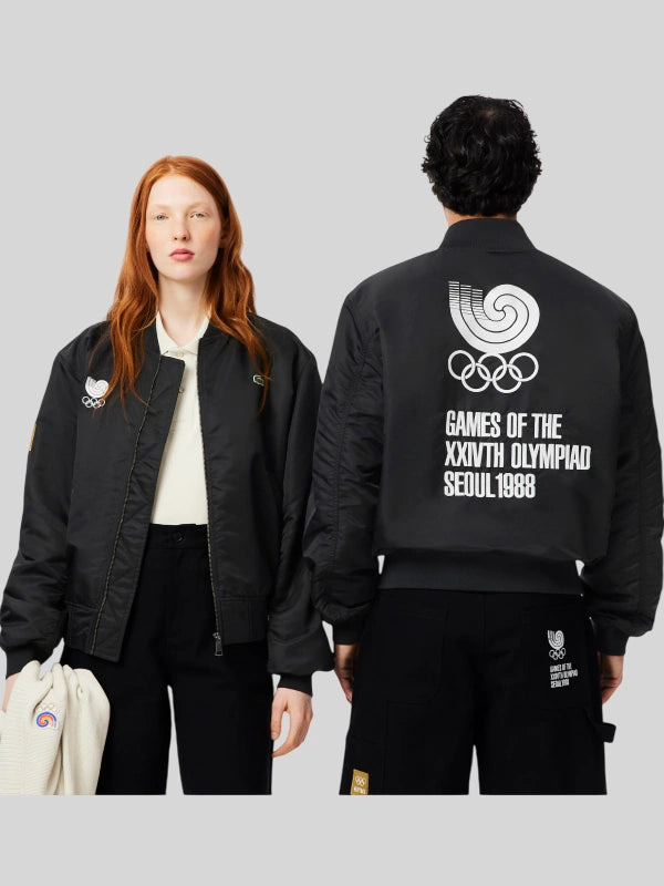 Lacoste x Olympic Heritage Seoul 1988 Black Jacket