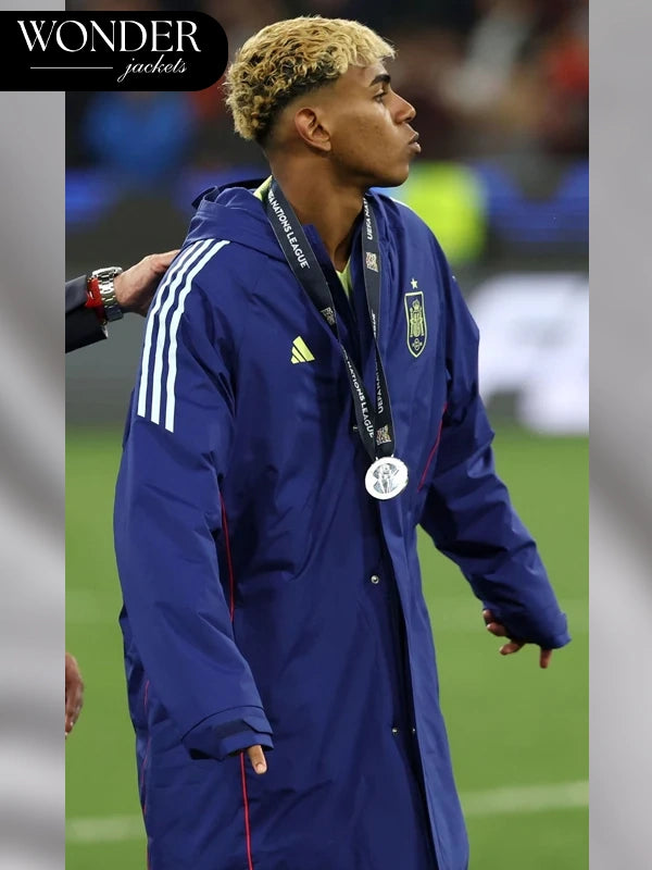 Lamine Yamal UEFA Nations Blue Coat