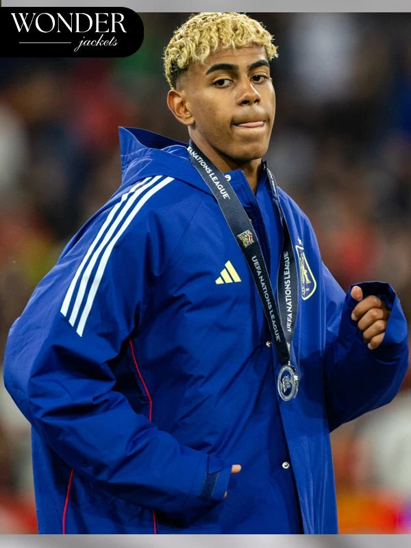 Lamine Yamal UEFA Nations League Coat Blue