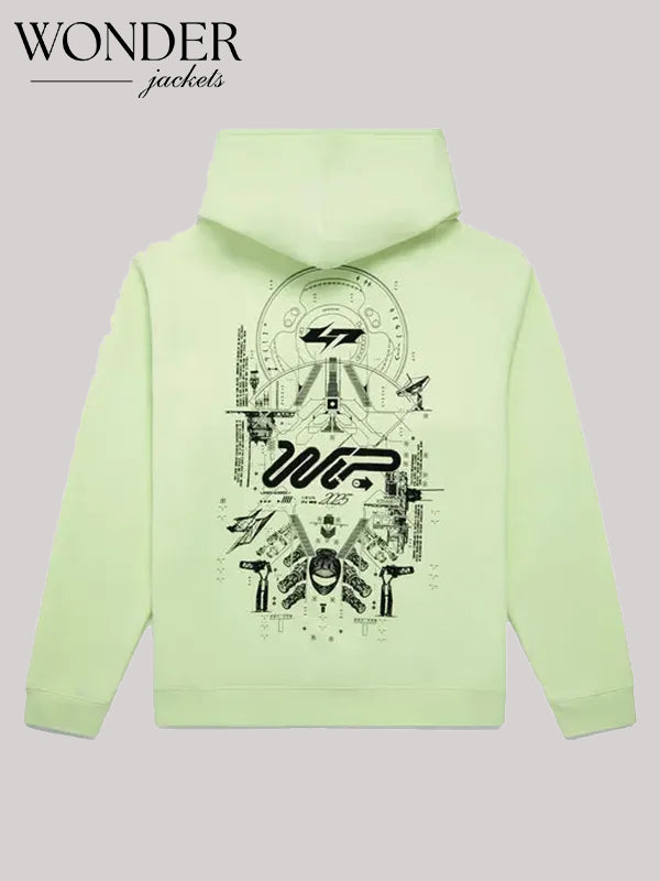 Lando Norris Radar Green Hoodie