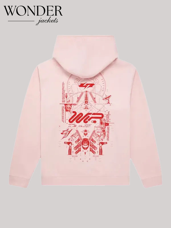 Lando Norris Radar Pink Hoodie