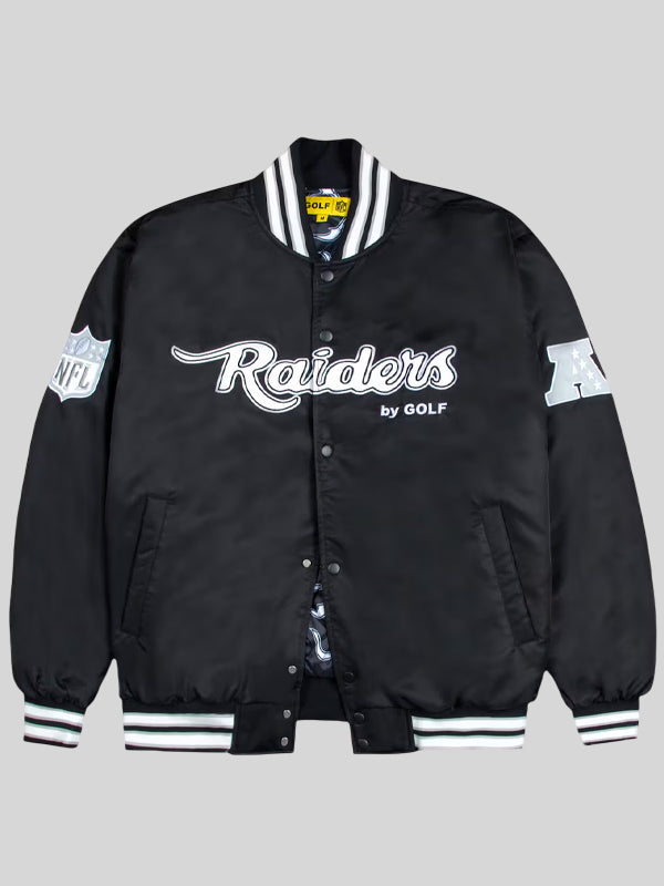 Las Vegas Raiders GOLF WANG Black Jacket