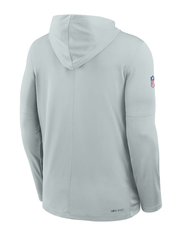 Las Vegas Raiders Sideline Performance Long Sleeve Nike Hoodie T-Shirt